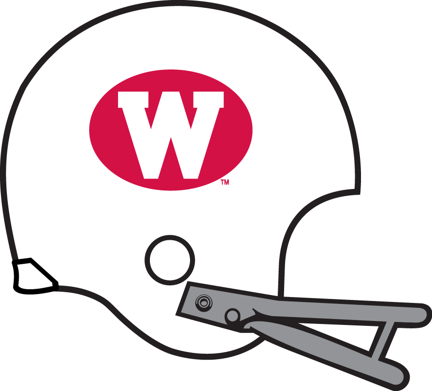 Wisconsin Badgers 1970-1971 Helmet Logo DIY iron on transfer (heat transfer)